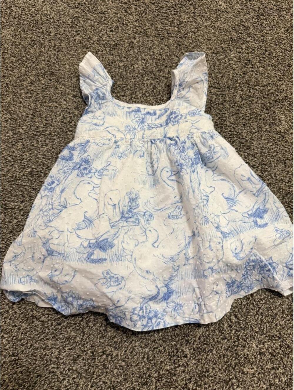 BabyGap Kid's Blue and White Dress
